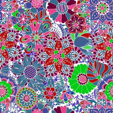 Kusursuz çiçek deseni