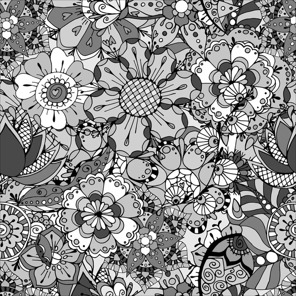 Floral seamless pattern — Stock Vector