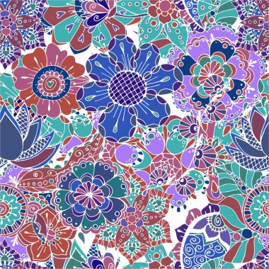 Kusursuz çiçek deseni