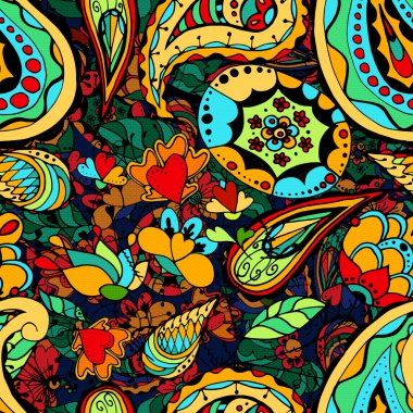 Vintage çiçek desenli