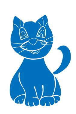 gülümseyen bir kedi