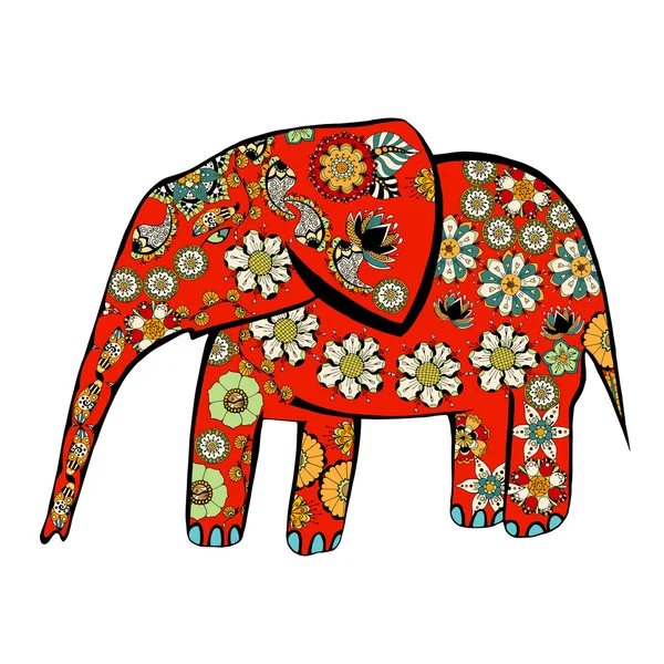 Elefant. — Stock vektor