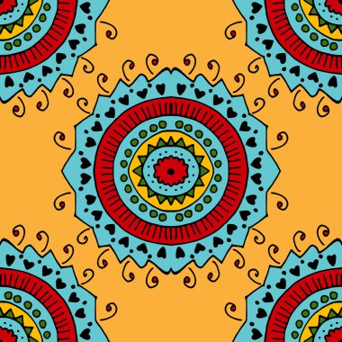 kesintisiz sarı desen.