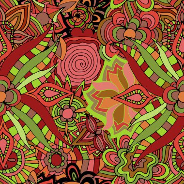 Kusursuz çiçek deseni