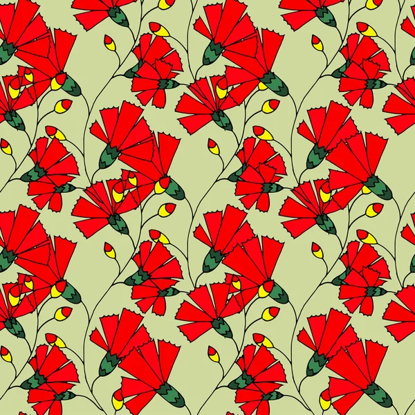 Patrón floral — Archivo Imágenes Vectoriales