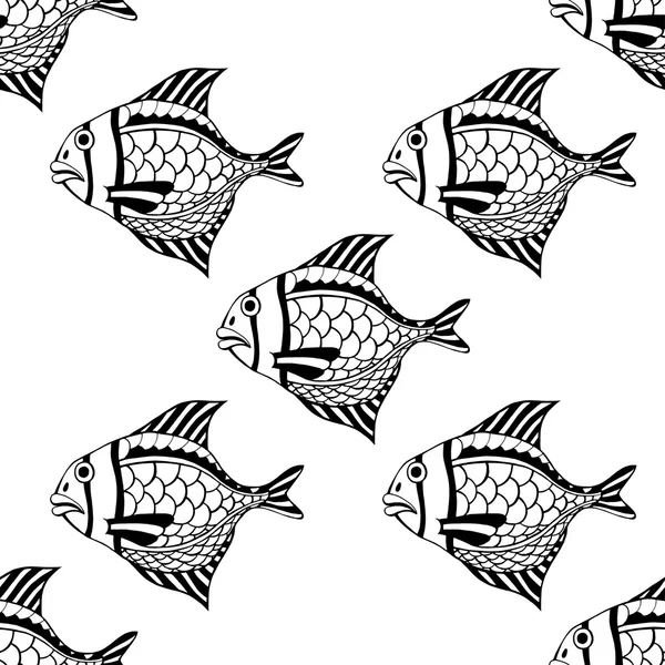 Varrat nélküli hal — Stock Vector