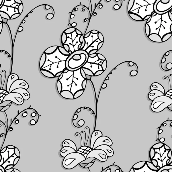 Patrón floral — Vector de stock