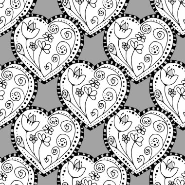 Dikişsiz kalp arka plan