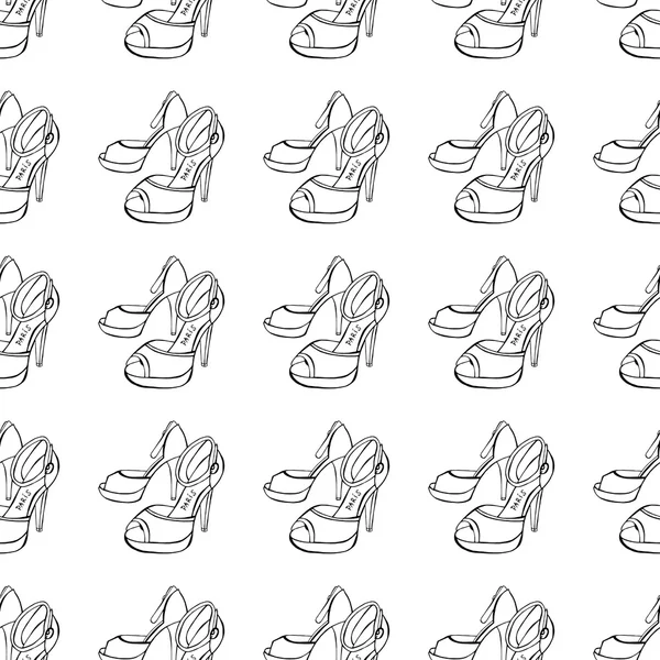 Zapatos de mujer — Vector de stock