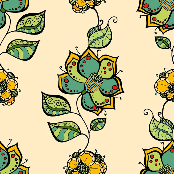 Patrón floral — Archivo Imágenes Vectoriales