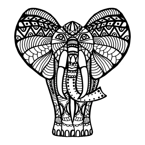 Elefante. — Vettoriale Stock