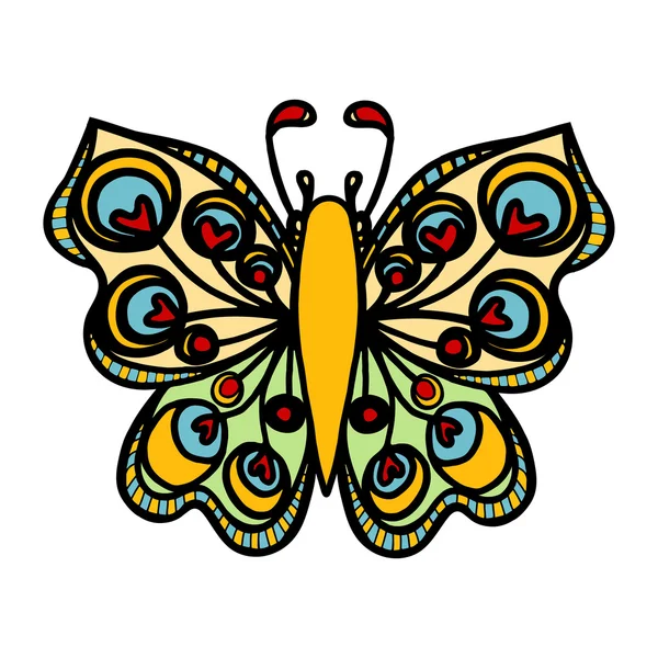 Mariposa. — Vector de stock