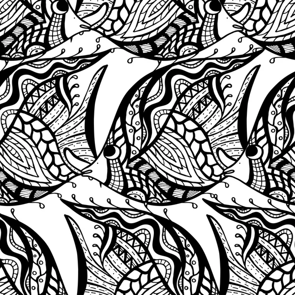 Poissons sans couture — Image vectorielle