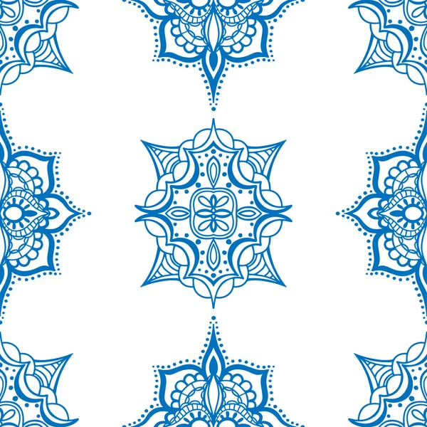 Seamless blue pattern — Stock Vector