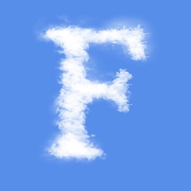 letter of Clouds clipart