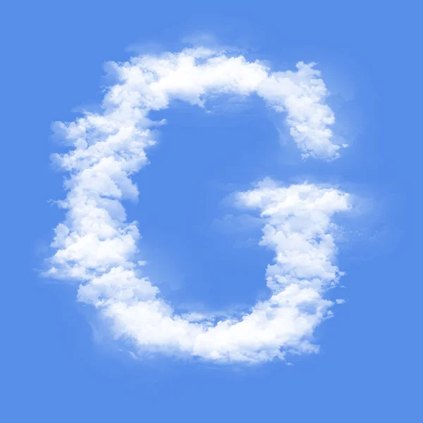 Letter of Clouds — Stock Photo, Image