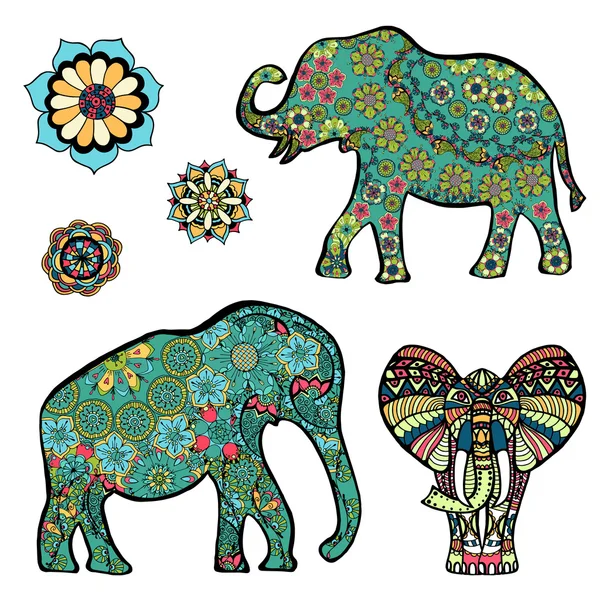 Elefante estilizado — Archivo Imágenes Vectoriales