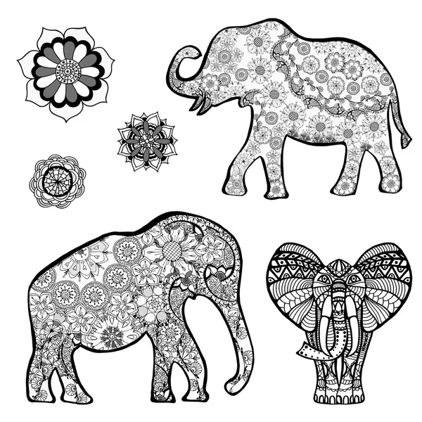 Elefant — Stockvektor