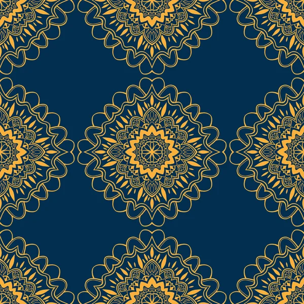 Motif floral sans couture — Image vectorielle