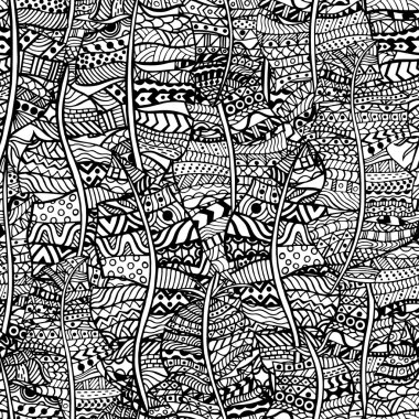 etnik desen vektör çizim