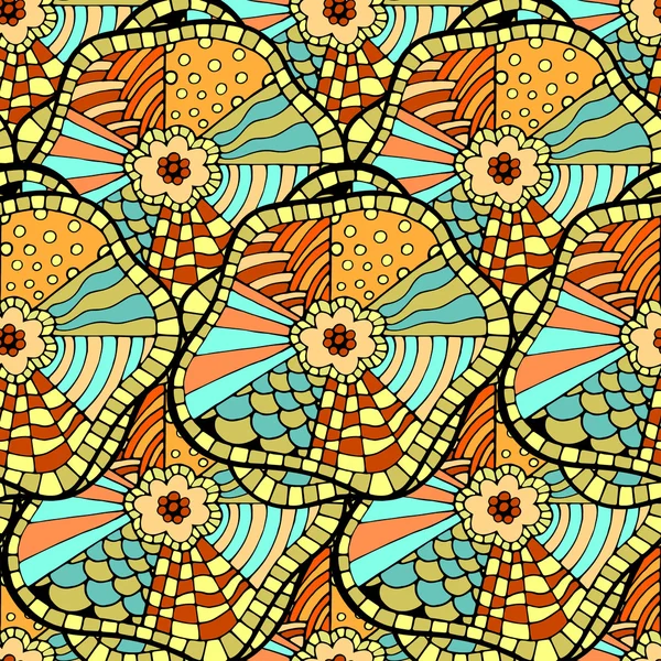 다채로운 원활한 추상 패턴 — 스톡 벡터