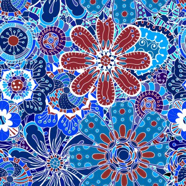 Kusursuz çiçek deseni