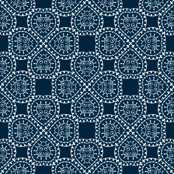 Blue seamless pattern. — Stock Vector