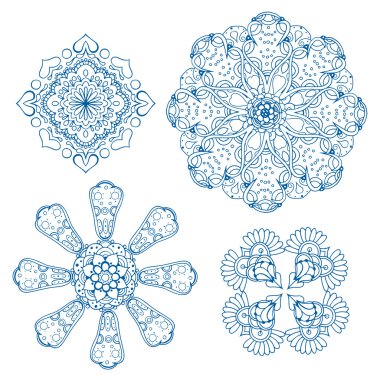 Tasarım daire öğeleri kümesi