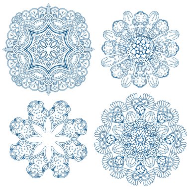 Tasarım daire öğeleri kümesi