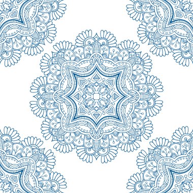 Mavi seamless modeli. 