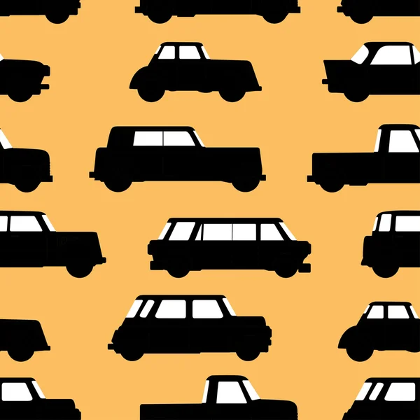 Car icon seamless pattern — Stock Vector