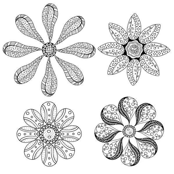 Ensemble d'ornement géométrique circulaire — Image vectorielle