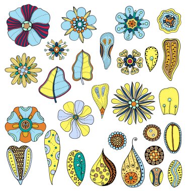 çiçek kümesi. illüstrasyon