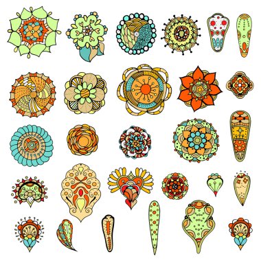 çiçek kümesi. illüstrasyon