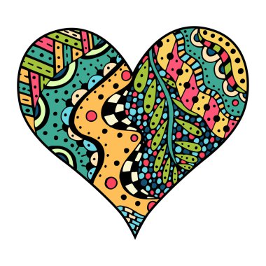 Kalpler zentangle tarzı