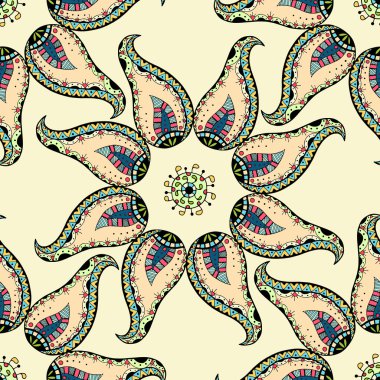 Klasik dikişsiz desenler.