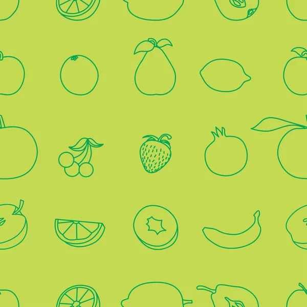 Set of Fruit icon — Stock Vector