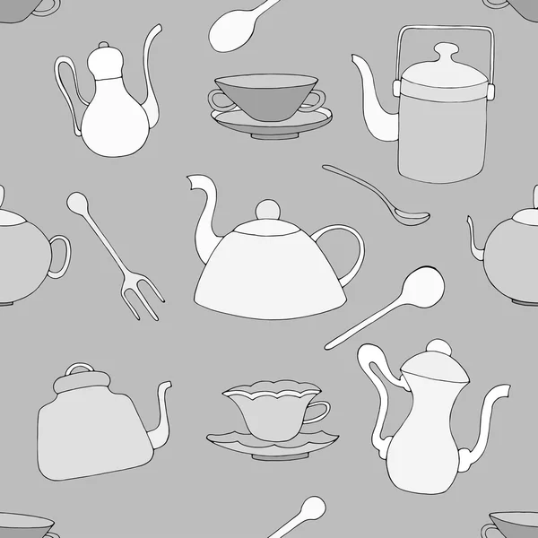 Set of Tea accessories. — Stock Vector