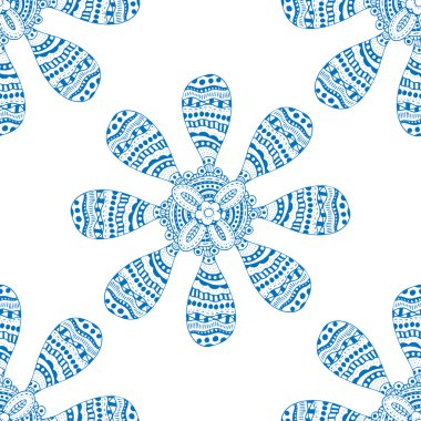 Mavi seamless modeli. 