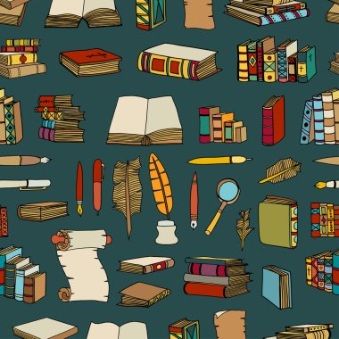 Kitap çizilmiş resimler el