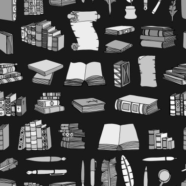 Kitap çizilmiş resimler el