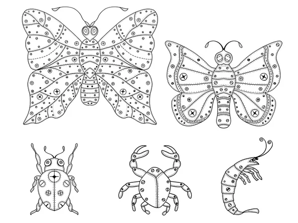 Zentangle owady ilustracja. — Wektor stockowy