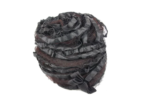 Винтажная шляпа - черный формальный cap1 — стоковое фото