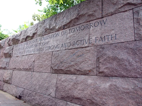 FDR Memorial — Foto de Stock