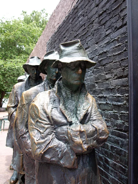 FDR Memorial - The Breadline — Stock Photo, Image