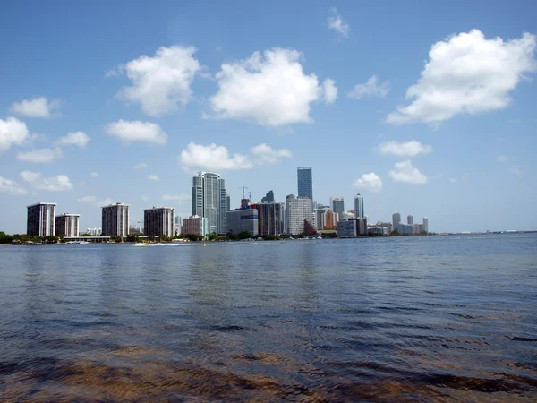 O horizonte de Miami — Fotografia de Stock