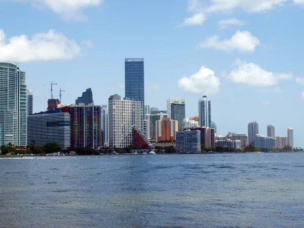 O horizonte de Miami — Fotografia de Stock