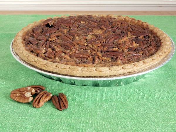 Pecan pie homemade — Stock Photo, Image