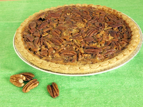 Pecan pie homemade — Stock Photo, Image