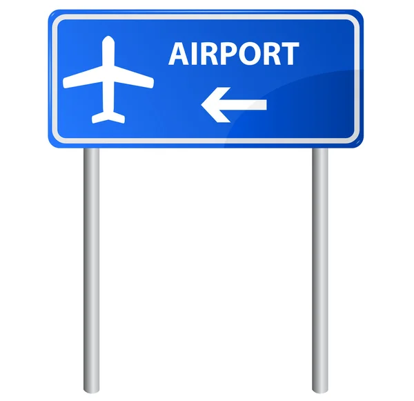 Flygplatsen tecken, vektor. — Stock vektor
